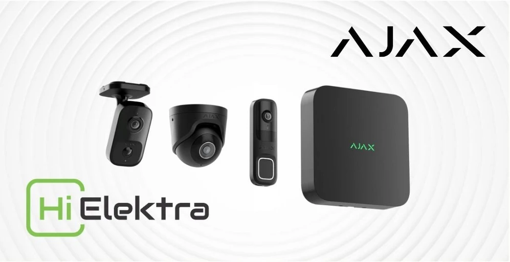 Ajax Systems AJAX BulletCam HL IP kamera, 8MP, 2.8mm (juoda)