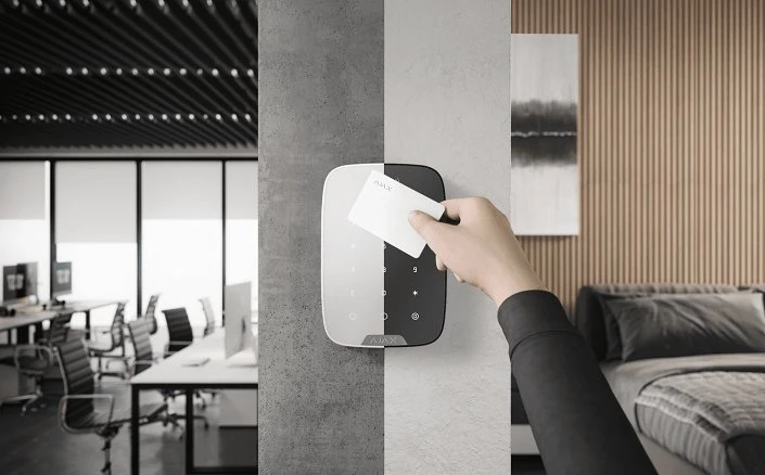 Ajax Pass RFID kortelė juoda