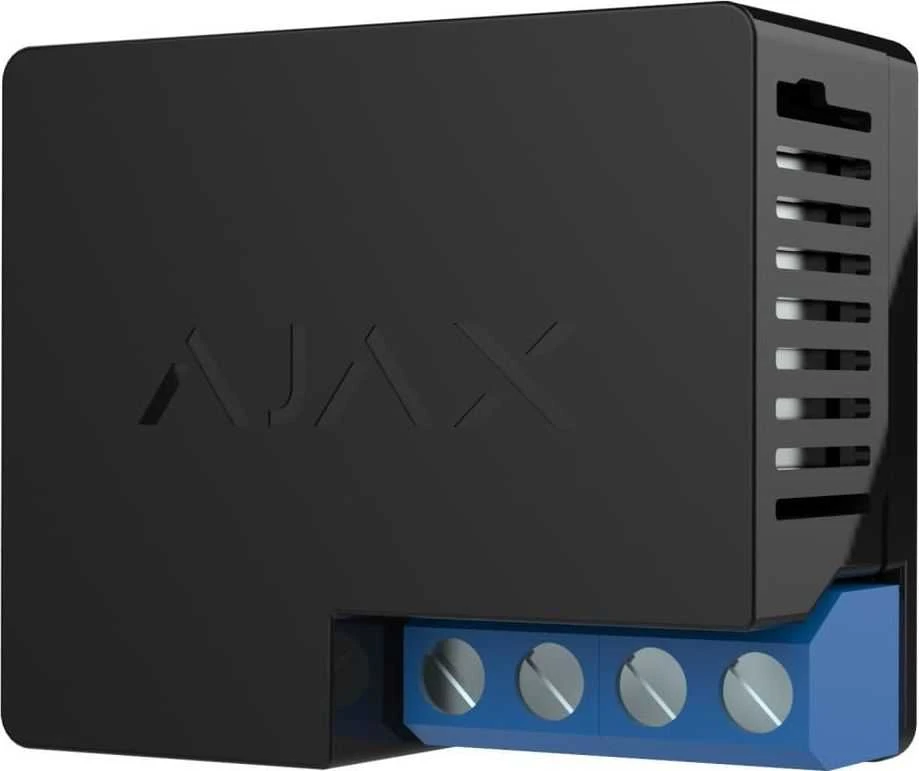 Ajax WallSwitch juodas rėlinis modulis