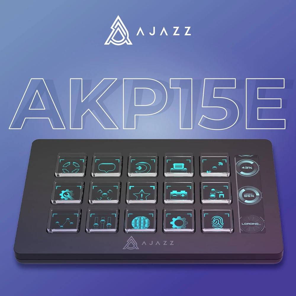 „Ajazz Ajazz AKP153E“ USB juodas srautinio perdavimo valdiklis