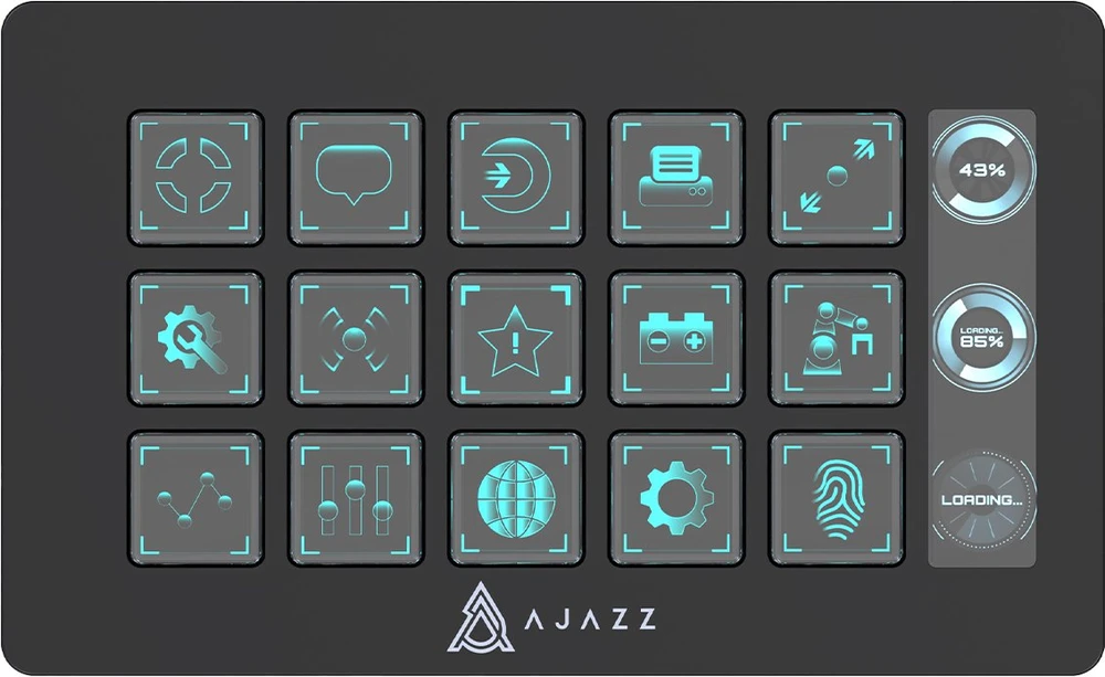 „Ajazz Ajazz AKP153E“ USB juodas srautinio perdavimo valdiklis