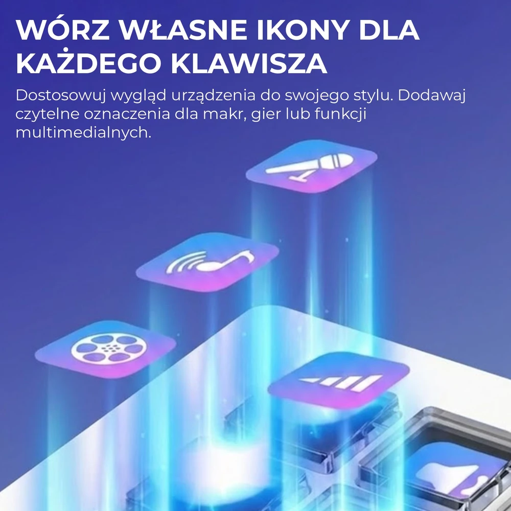Ajazz Srautinio transliavimo valdymo pultas Ajazz AKP153E USB Baltas