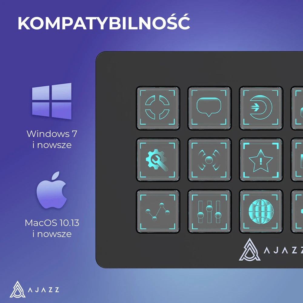 „Ajazz Ajazz AKP153E“ USB juodas srautinio perdavimo valdiklis