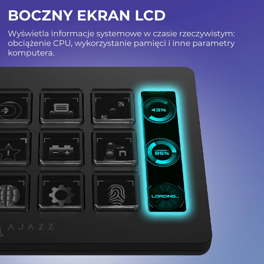 „Ajazz Ajazz AKP153E“ USB juodas srautinio perdavimo valdiklis