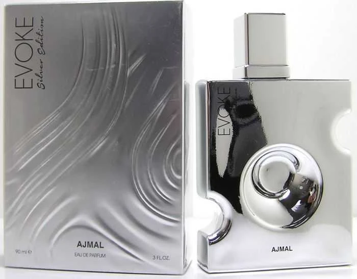 Ajmal Evoke Him Sidabrinis Edition EDP parfumuotas vanduo vyrams, 90 ml