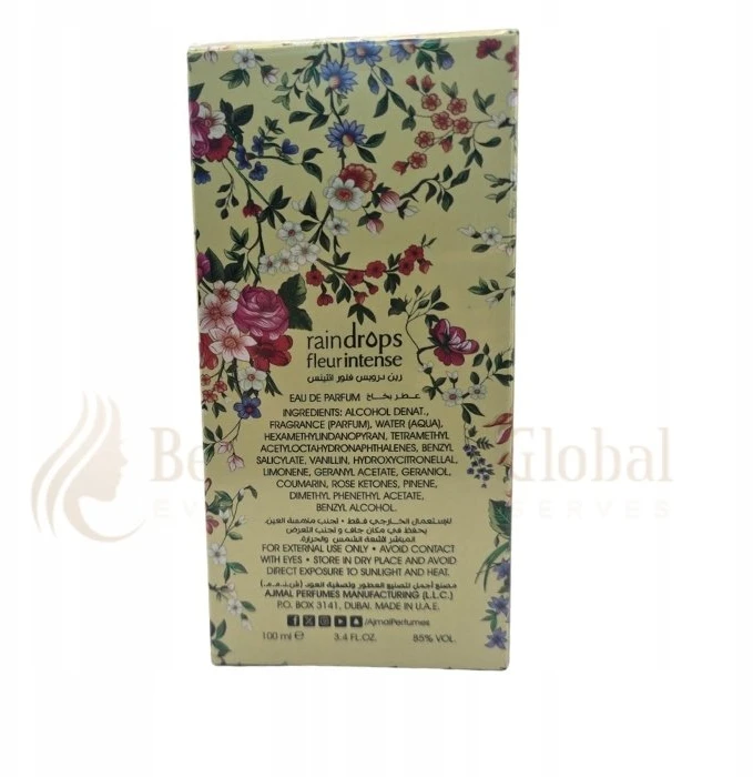 Ajmal Raindrops Fleur Intense EDP parfumuotas vanduo moterims, 100 ml