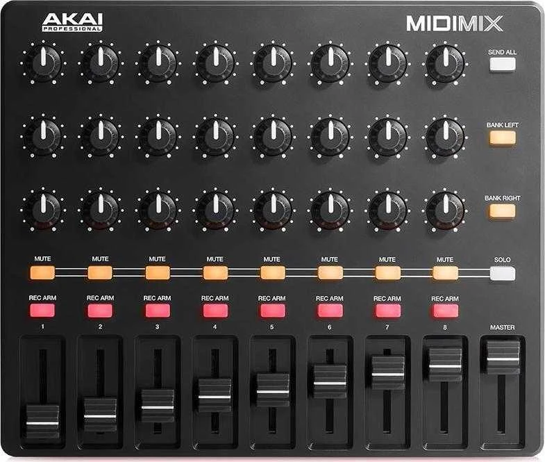 Midi kontroleris  AKAI MIDIMIX, Juodas
