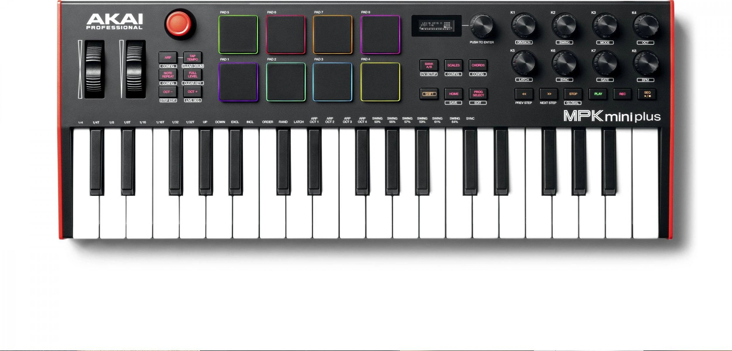 AKAI MPK MINI PLUS - Mini valdymo klaviatūra
