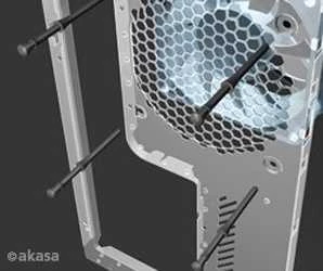 Akasa AK-MX003 vibracijos slopintuvai ventiliatoriams, 20 dalių rinkinys