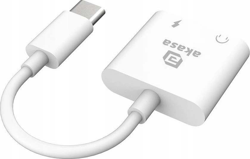 „Akasa“ USB C tipo į 3,5 mm ausinių lizdą jungiantis įkrovimo adapteris (maitinimo tiekimas),
