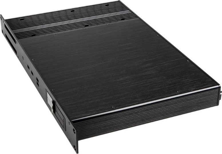 Akasa Galileo TU1 Thin–Mini–ITX 1U obudowa, OEM – juoda