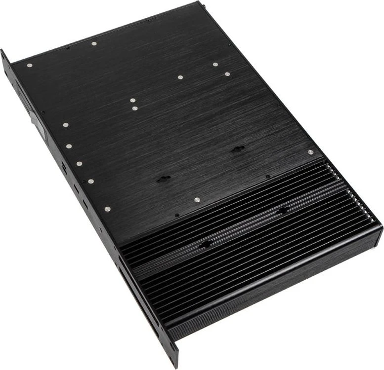 Akasa Galileo TU1 Thin–Mini–ITX 1U obudowa, OEM – juoda