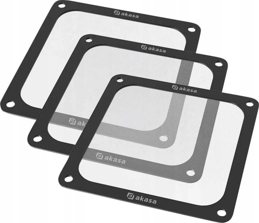 Akasa 120 mm dust filter, magnetic – 3 Pcs