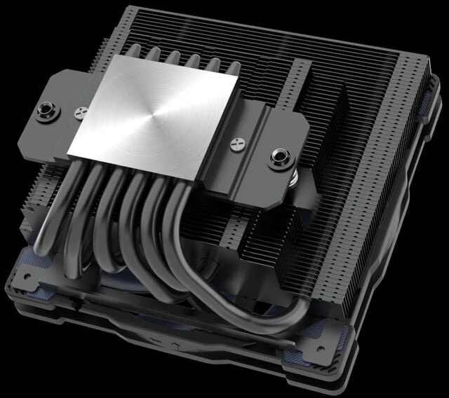 CPU aušintuvas Akasa ALUCIA H6LS M2 CPU-Kühler - 120 mm, juodas / blau