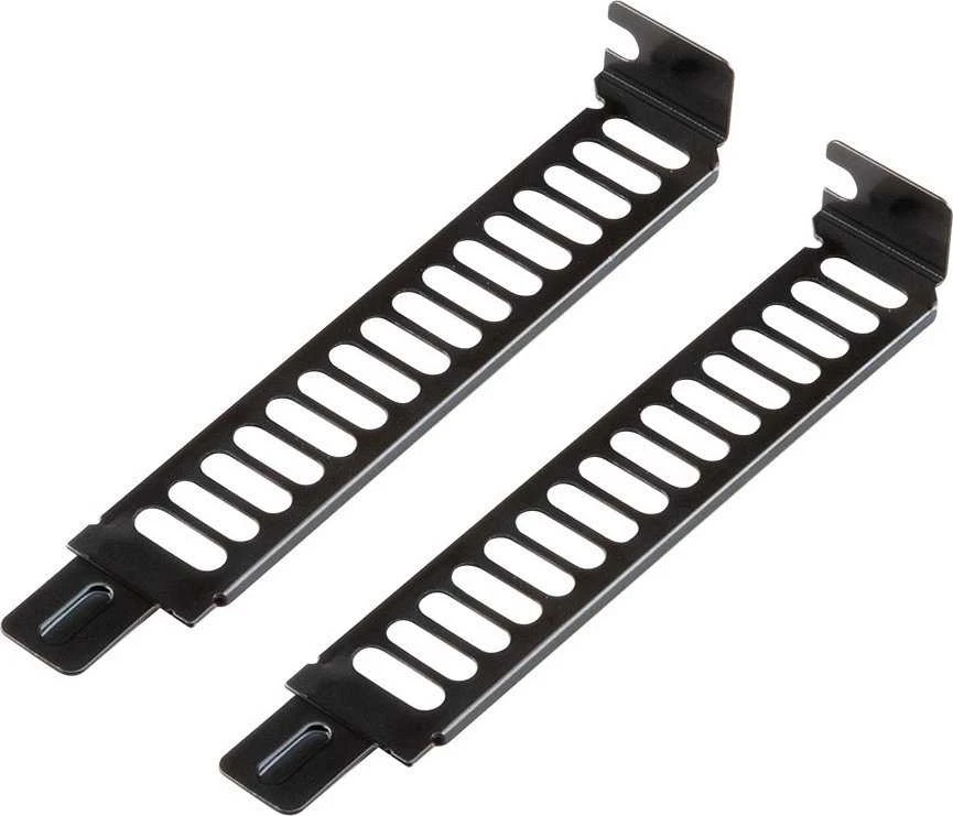 Akasa PCI slot bracket 2-pack - juodos spalvos