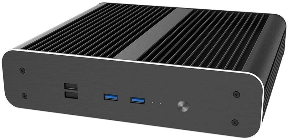 Akasa Euler CTX kompiuterio korpusas, bevielis mini korpusas, Thin-Mini-ITX – juodas