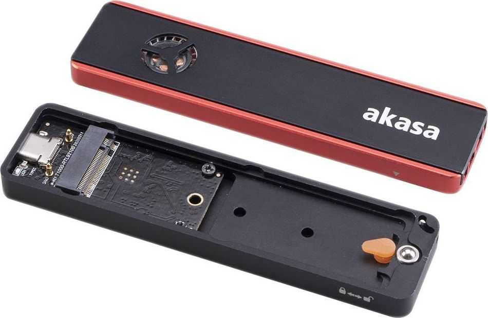Akasa Vegas SSD Mate, M.2 SATA / NVMe SSD į USB3.2 Gen2