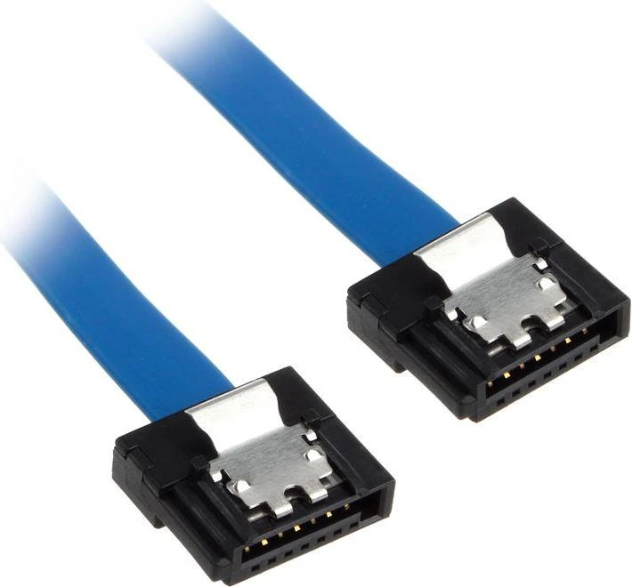 Akasa Proslim SATA 3 laidas 50cm tiesus – mėlynas