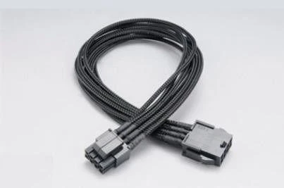 Akasa ATX/EPS 8 kontaktų-ATX/EPS 8 kontaktų, 0,4 m, Juodas (AK-CBPW08-40BK)