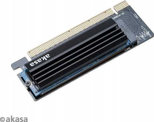 Akasa M.2 PCIe Adapteris with Cooler – juodas