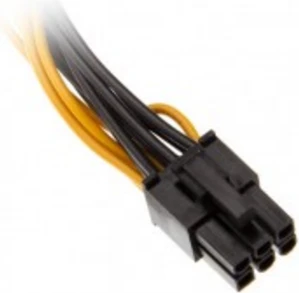 Akasa 2x 15-Pin-SATA to 1x 6-Pin-PCIe Adapteris