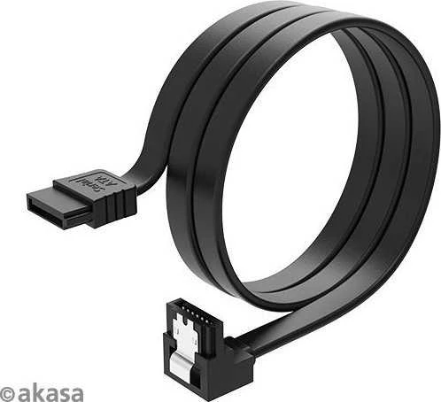 Akasa SATA laidas 6 GB/s, kampinis, 50 cm