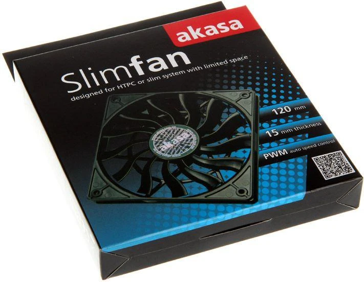 Akasa Slimfan ventiliatoriaus pakuotė