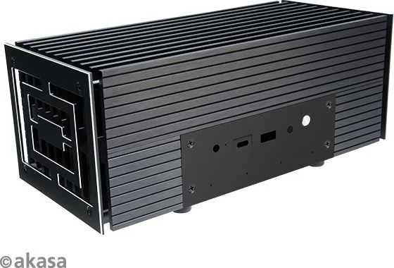 Akasa Turing FX Fanless obudowa UCFF (Intel NUC), OEM – juoda