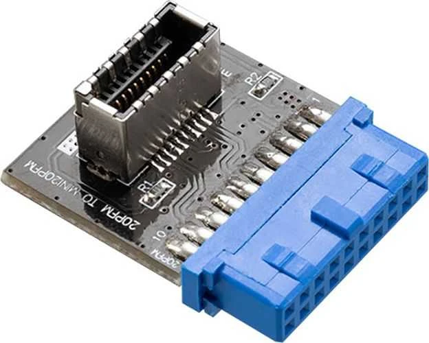 Akasa USB 3.0 to USB 3.1 20-pin Adapteris