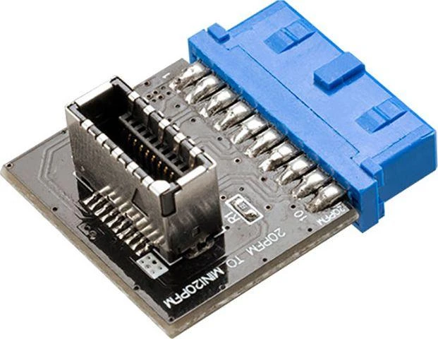 Akasa USB 3.0 to USB 3.1 20-pin Adapteris