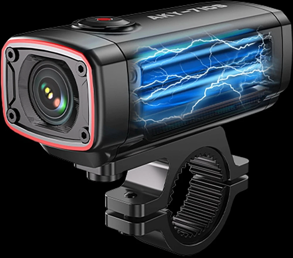 AKEEYO AKY-710S 4K Motorcycle Handlebar Video Recorder - Juodas