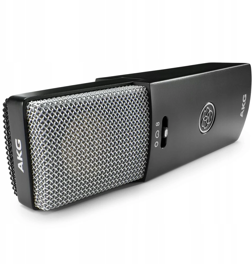 AKG C114 - didelės diafragmos daugiakanalis kondensatorinis mikrofonas (juodas)