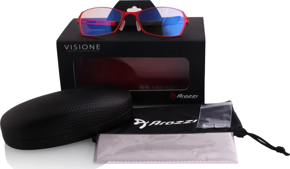 Akiniai Arozzi Arozzi Gaming Brille Visione VX-500 Raudona