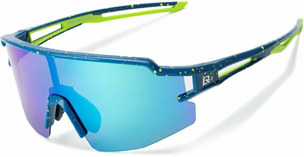 Rockbros Polarized dviratininko akiniai su UV apsauga ir Corrective Insert Mėlyna Lenses – Mėlyna