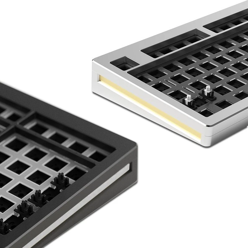 Akko MonsGeek M7 VIA Barebone žaidimų klaviatūra, 65%, Hot-Swappable, RGB, ANSI išdėstymas – juodos spalvos