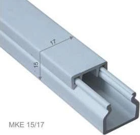 Aks_Zielonka Installation tray Aks Zielonka. 2000 x 17 x 15 mm. baltas