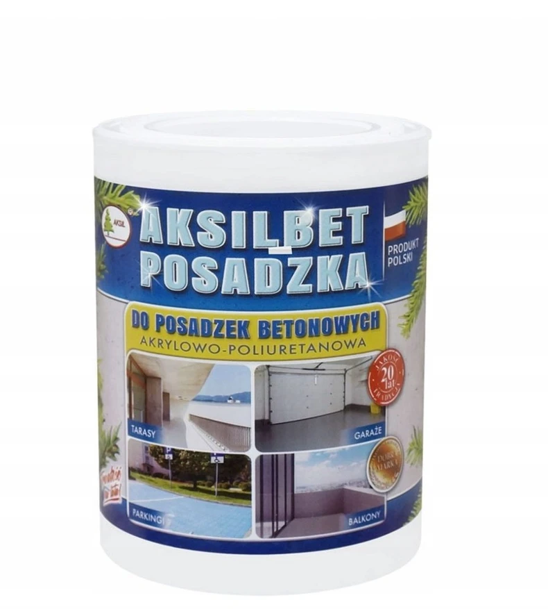 AKSIL AKSILBET GRINDŲ DAŽAI ŠVIESIAI PILKI RAL 7035 1,0L