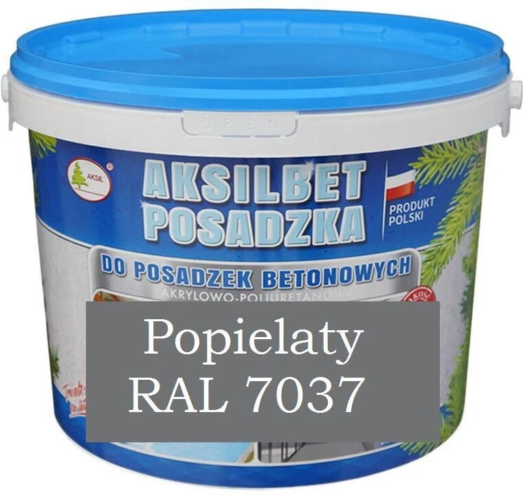 AKSIL AKSILBET GRINDŲ DAŽAI PILKI RAL 7037 5L