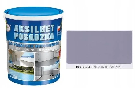 AKSIL AKSILBET GRINDŲ DAŽAI PILKI RAL 7037 1,0L