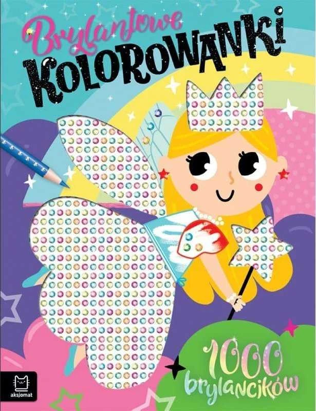 Aksjomat Aksomo spalvinimo knygelės su fėja. 1000 blizgučių KS1045