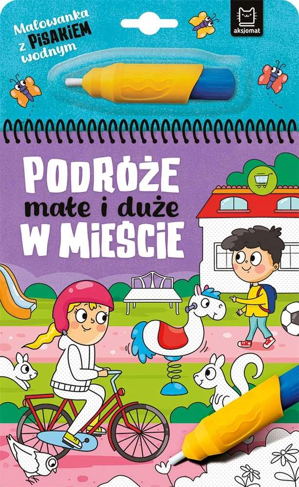 Dėlionė Aksjomat KNYGA. Spalvinimo knygelė su vandens žymekliu kelionės miasto
