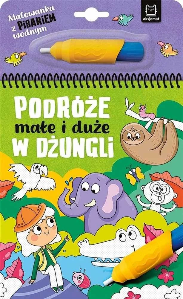 Aksjomat Dažytos vandens pagrindo žymekliais Mažos ir didelės kelionės Džiunglėse 39815