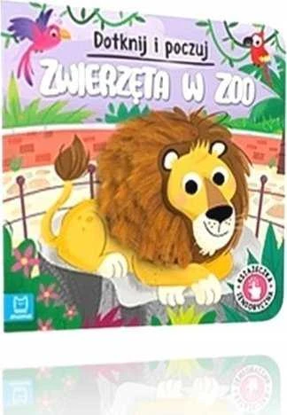 Aksjomat Touch Palieskite ir pajuskite Zoologijos sodo gyvūnų sensorinė knyga KS0908