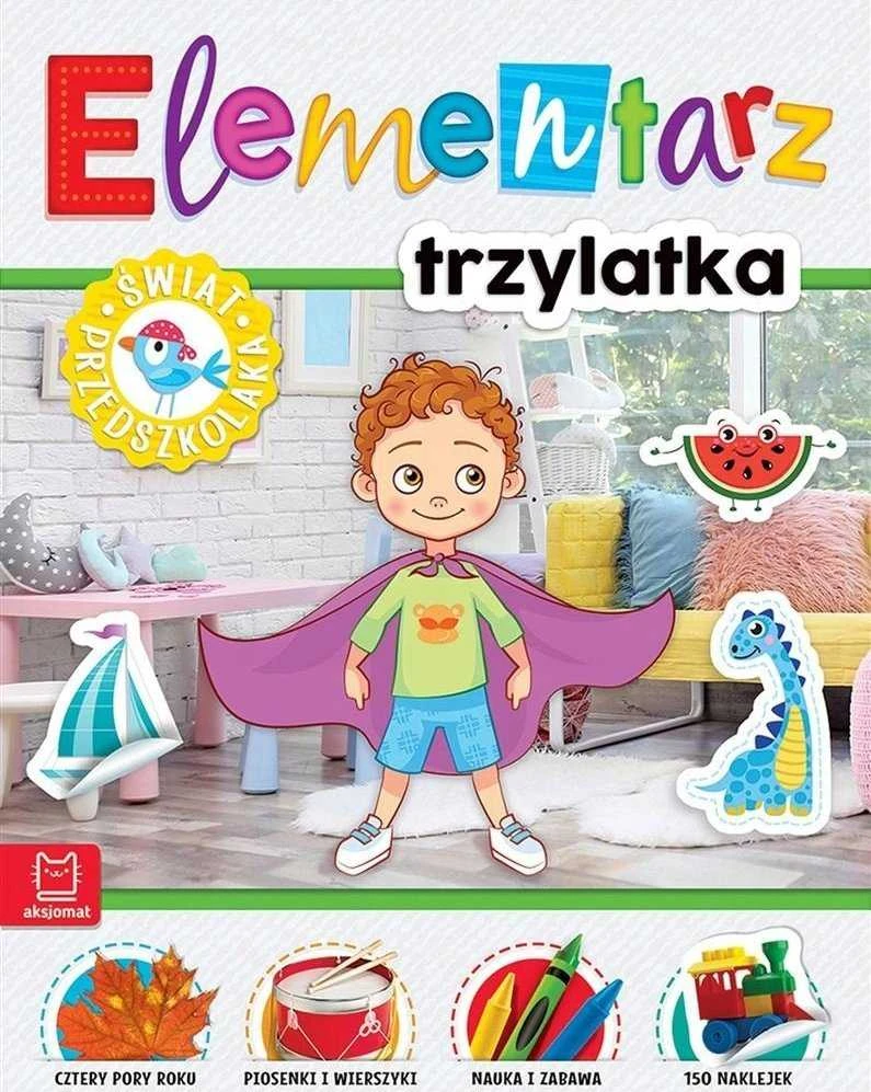 Aksjomat WORLD 3 metukų pradinukas Ikimokyklinuko pasaulio užsiėmimų knygelė su užduotimis KS0909