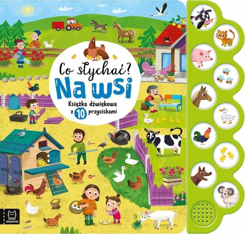 Aksjomat Knyga su garsais 'Ką gi?' Kaimo gyvūnai KS0852