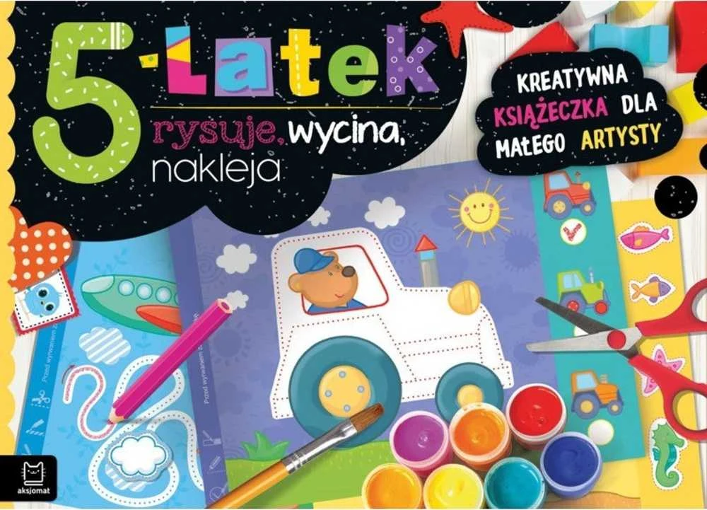 Aksjomat „Axiom“ 5 metų vaikas piešia, karpo, klijuoja „Creative“ ks.38276