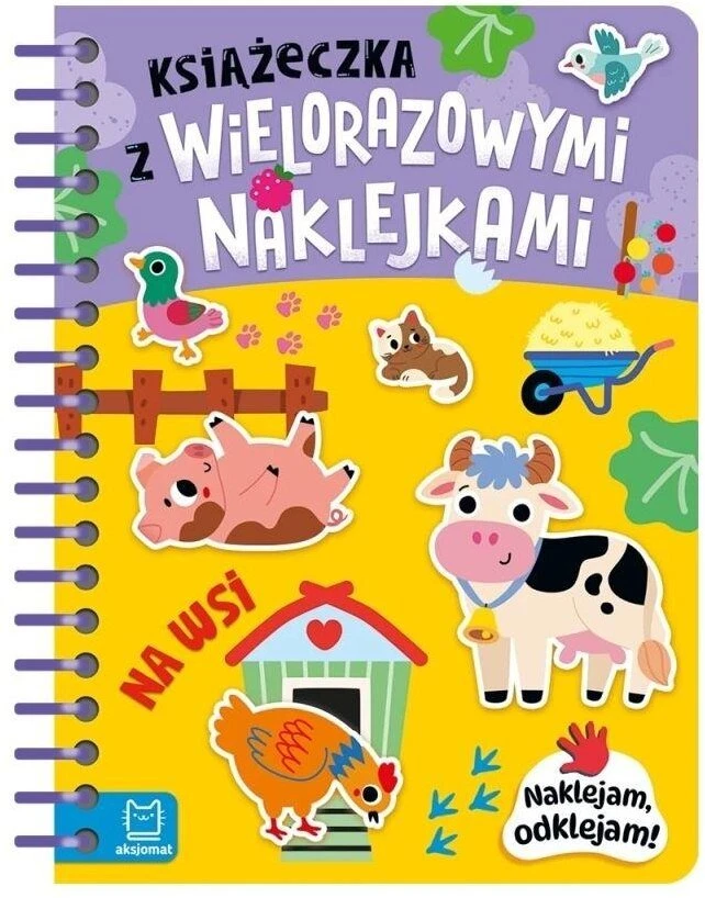 Aksjomat Książeczka su wielorazow.naklejk.Na wsi 42519