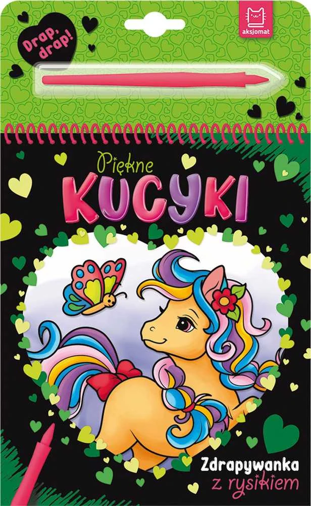 Aksjomat Axiom Beautiful Ponies nutrinama kortelė su rašikliu 39969