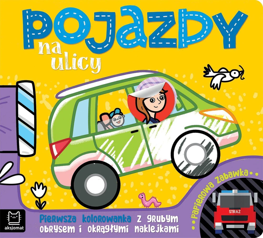 Aksjomat Transporto priemonės gatvėje. Pirmoji spalvinimo knyga