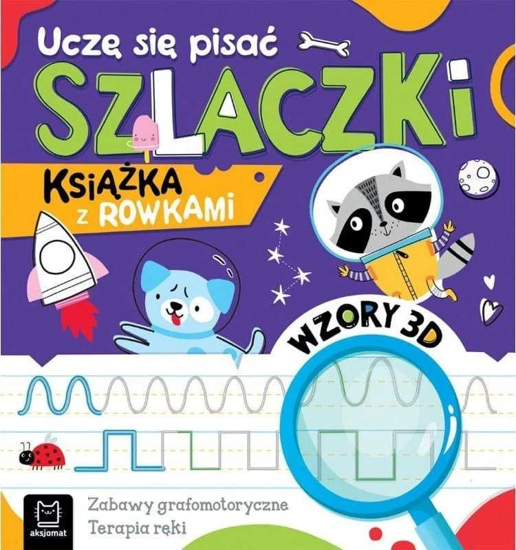 Aksjomat Uczę się pisać szlaczki Knyga su rowk.Wzo3D 40737